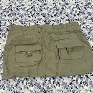 Fashion Nova Sage Cargo Shorts for Women